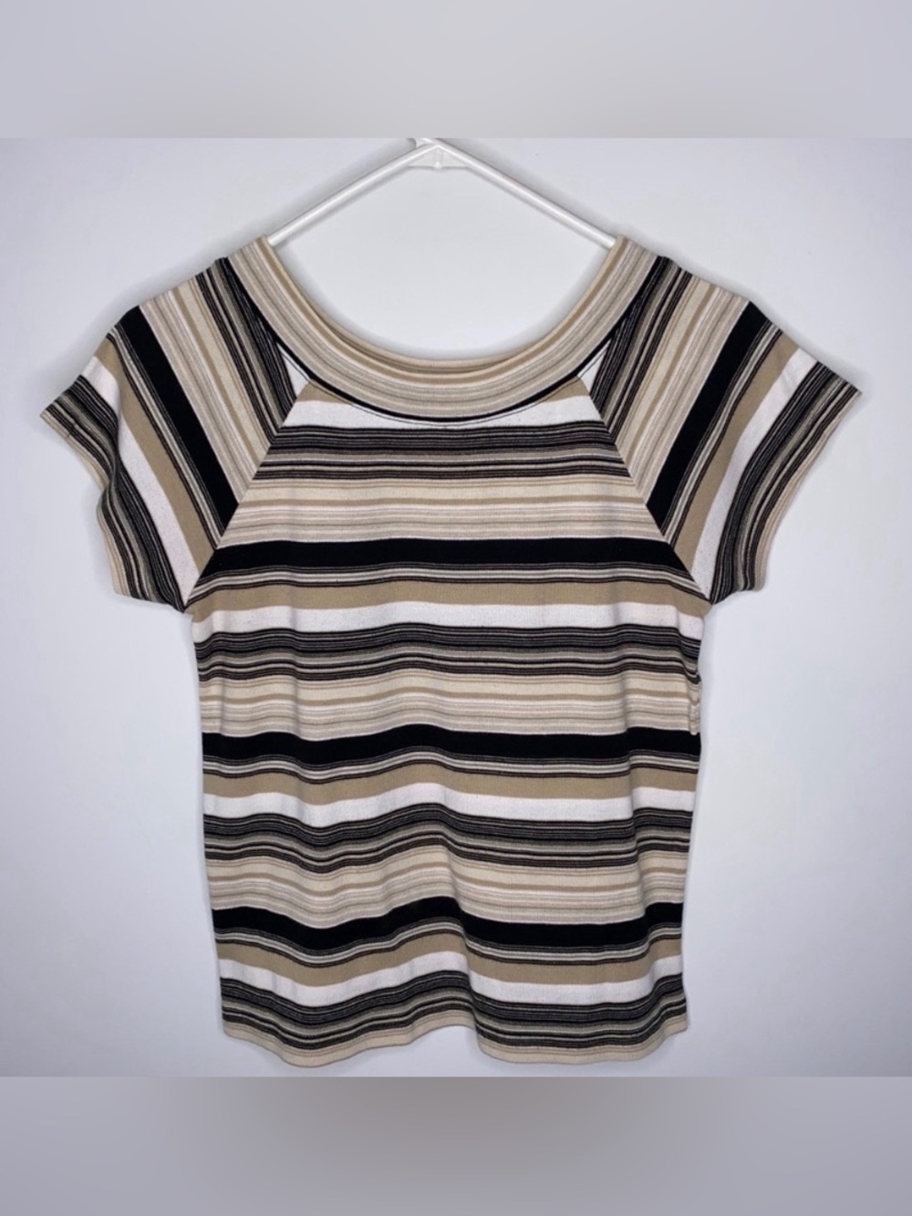 VINTAGE Y2K MEDIUM TOP BY FIORLINI INTERNATIONAL WITH STRIPES